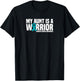 My Aunt is a Warrior Teal Ribbon Ovarian Cancer Awareness T-Shirt - T-Shirt | Black