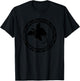 Men - Papua New Guinea Bird Of Paradise in Tribal Circle T-Shirt - T-Shirt | Black