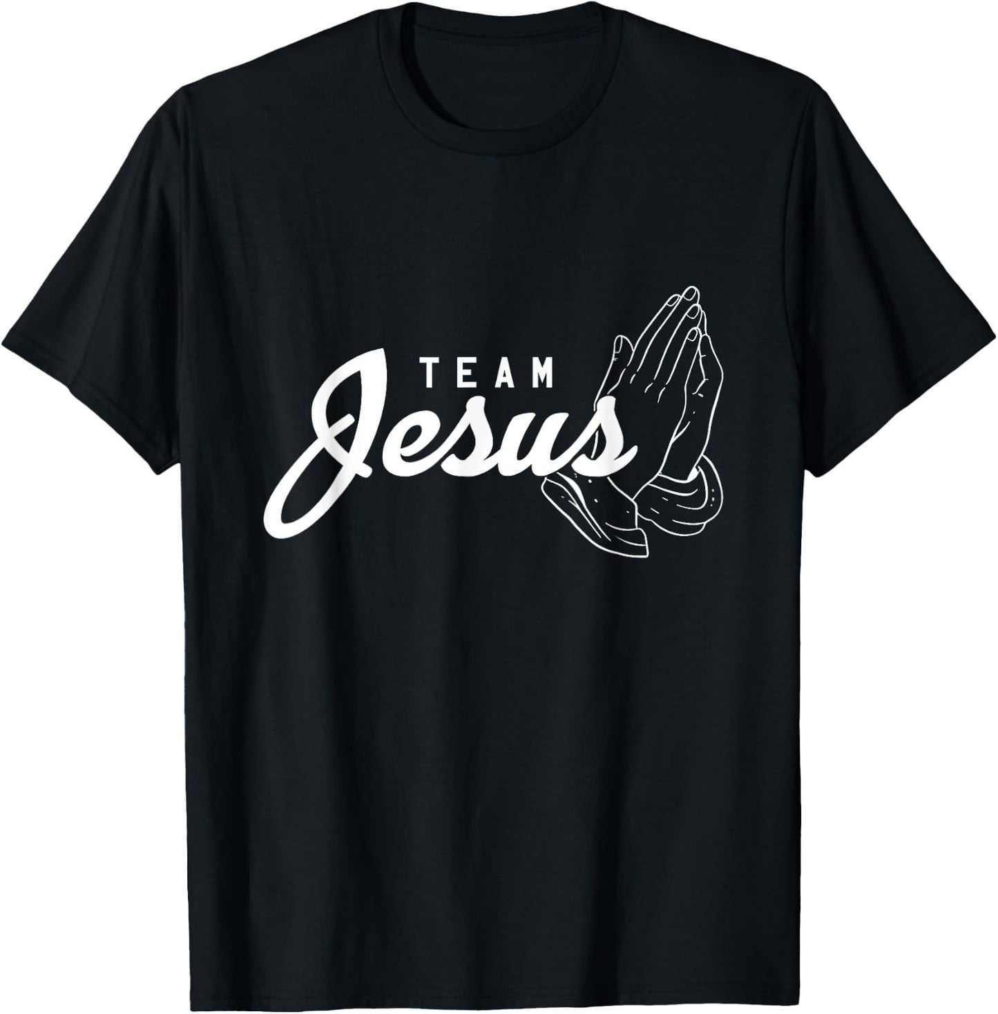 Team Jesus Christ Religion Faith God Christ Catholic T-Shirt - T-Shirt | Black