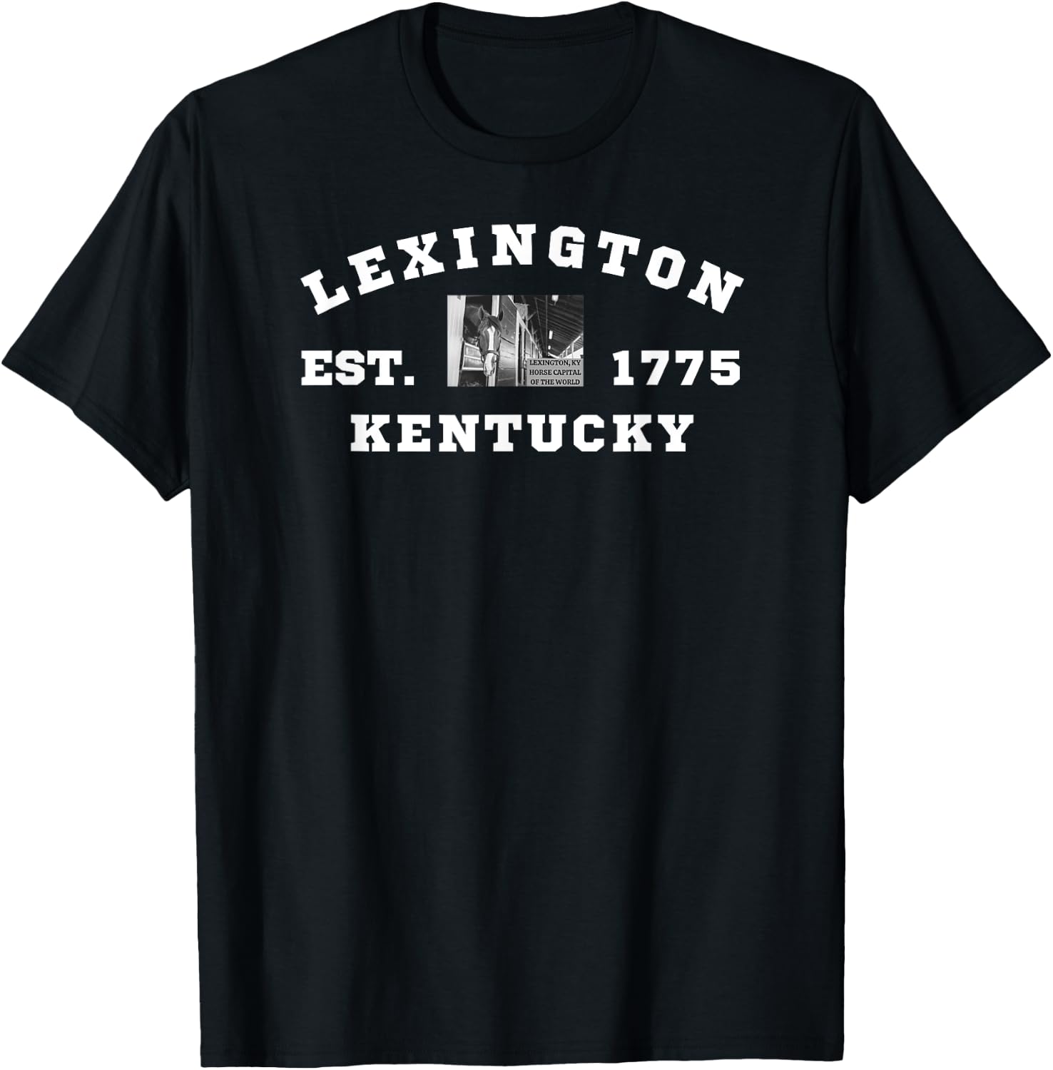 Lexington Kentucky Horse Capital Of The World T-Shirt - T-Shirt | Black