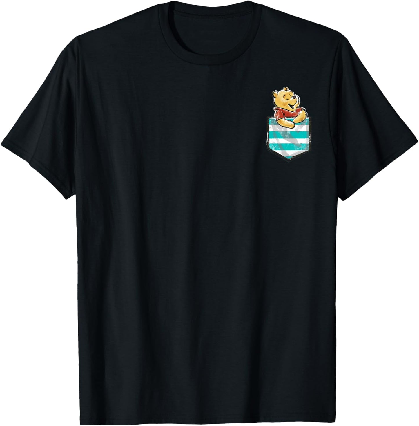 Disney Winnie The Pooh In Your Pocket T-Shirt - T-Shirt | Black