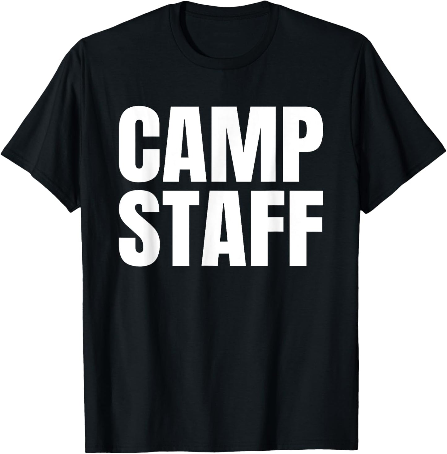Summer Camp Staff Counselor Camping Camper Men Women Kids T-Shirt - T-Shirt | Black