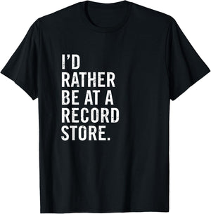 Cool Vinyl Records Gift Vinyl Record Store Lovers T-Shirt - T-Shirt | Black
