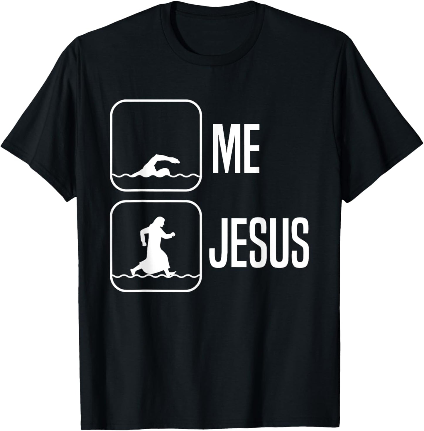 Funny Jesus Gift Men Women Cool Religious Christian Jesus T-Shirt - T-Shirt | Black