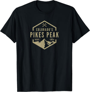 Colorado Pikes Peak T-Shirt - T-Shirt | Black