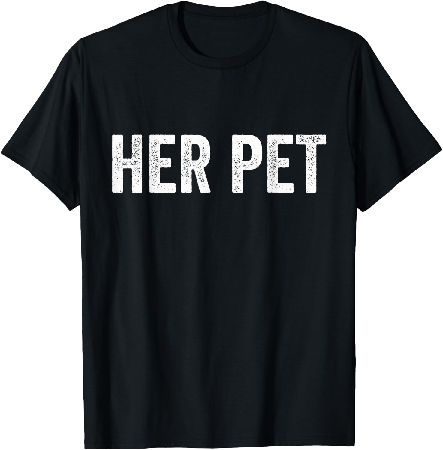 Her Pet Funny BDSM FemDom Munch T Shirt Submissive T-Shirt - T-Shirt | Black