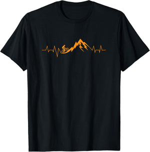 Lover Biking MTB Shorts, MTB Gloves Downhill | Mountain Bike T-Shirt - T-Shirt | Black
