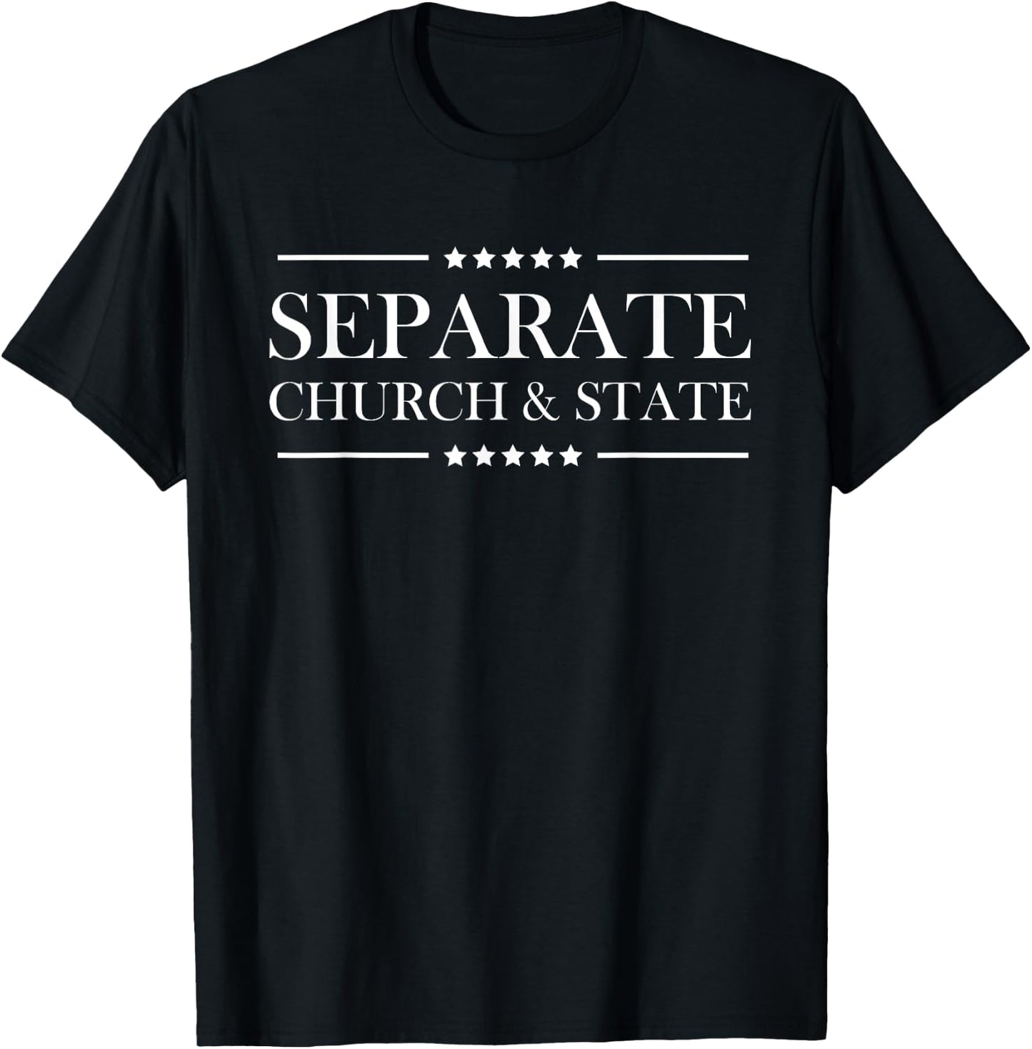 Separate Church And State Separation Of Church And State USA T-Shirt - T-Shirt | Black