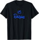 Darius the King / Blue Crown & Name Called Darius T-Shirt - T-Shirt | Black