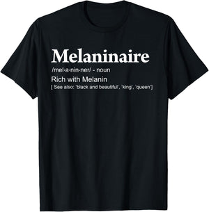 Melaninaire Definition funny Melanin T-Shirt - T-Shirt | Black