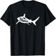 Mama Shark Mothers Day Cute Ocean Animal Mom Momma Mommy T-Shirt - T-Shirt | Black