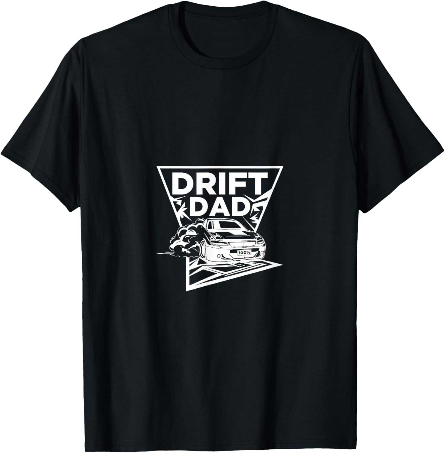 Drift Dad Japan Car Drifting With Smoke Daddy Project Stance T-Shirt - T-Shirt | Black