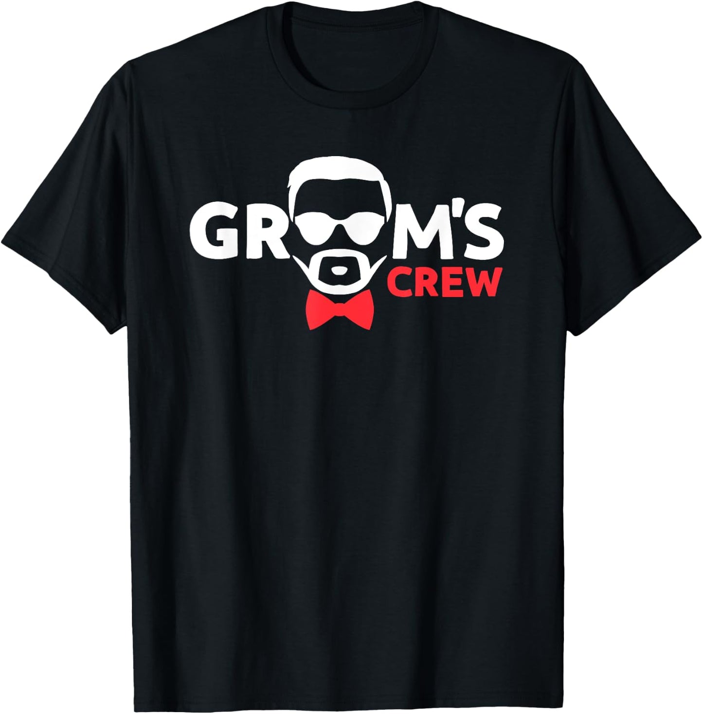 Funny Bachelor Party Grooms Crew Stag Wedding Party Gag T-Shirt - T-Shirt | Black