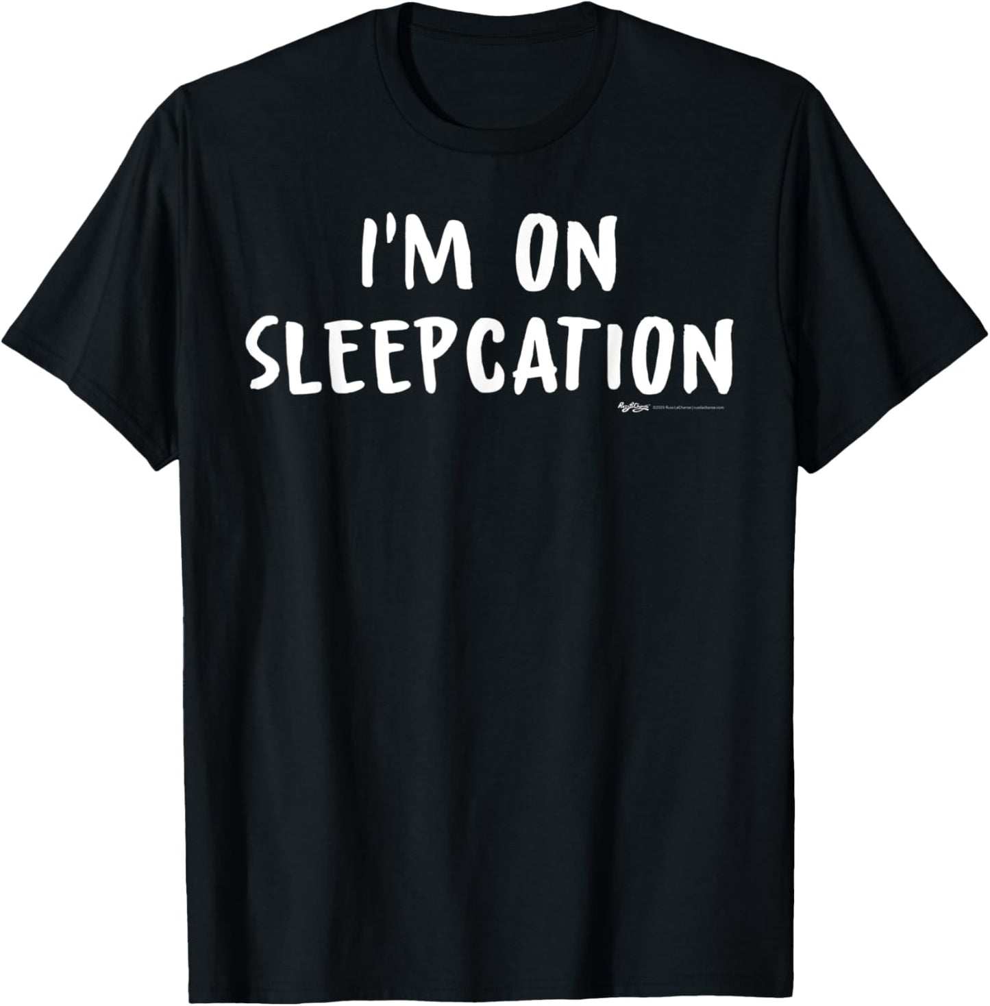 I'm On Sleepcation Nap T-Shirt - T-Shirt | Black