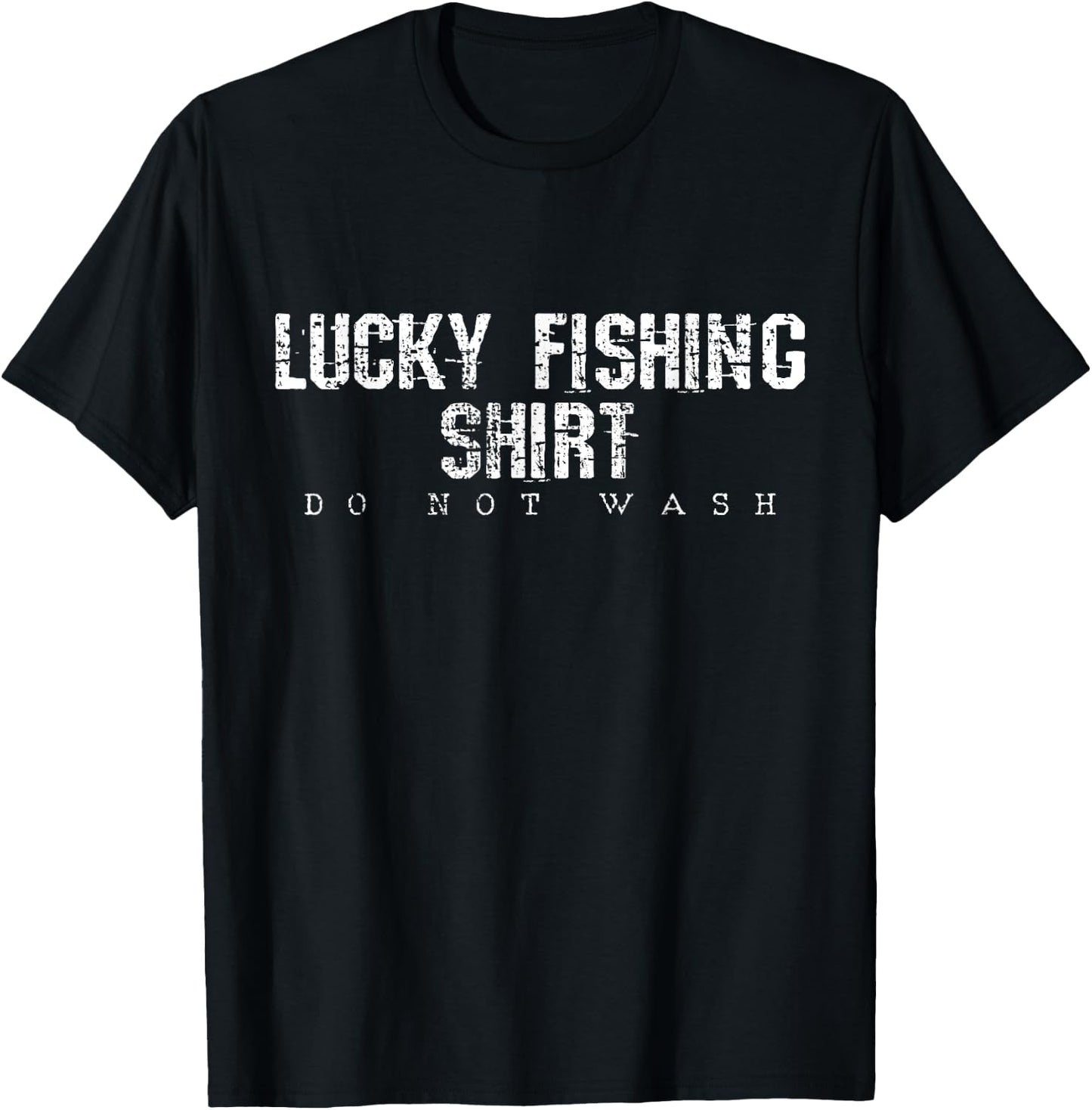 Lucky Fishing Gift T-Shirt - T-Shirt | Black