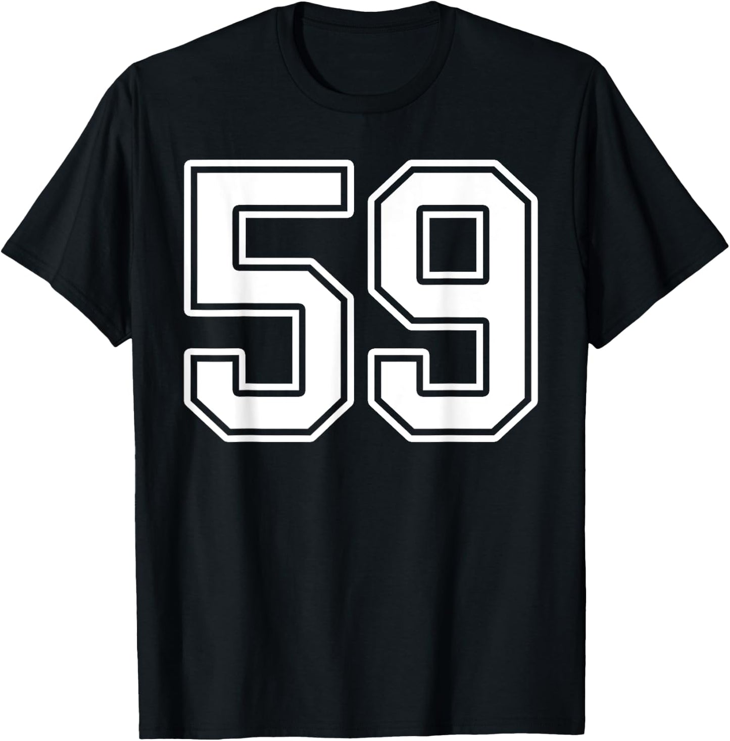 Number 59 Fan Player Jersey Style #59 Men Women Kids T-Shirt - T-Shirt | Black