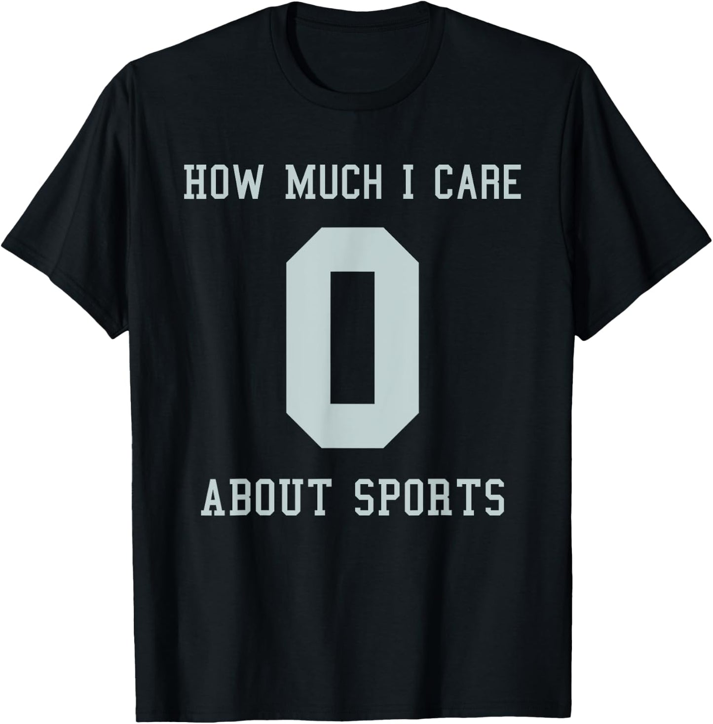 Funny Sports Jersey Costume For Anti Sport People T-Shirt - T-Shirt | Black