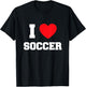 I Love Soccer T-Shirt - T-Shirt | Black