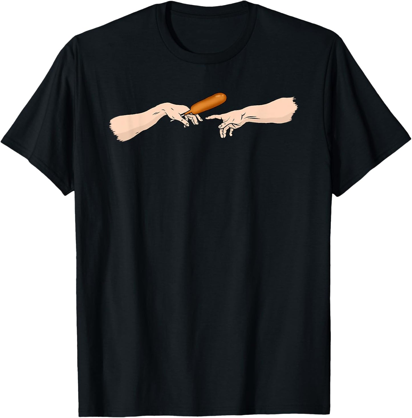 Give me this corndog - I love corndogs lover eater funny Women T-Shirt - T-Shirt | Black