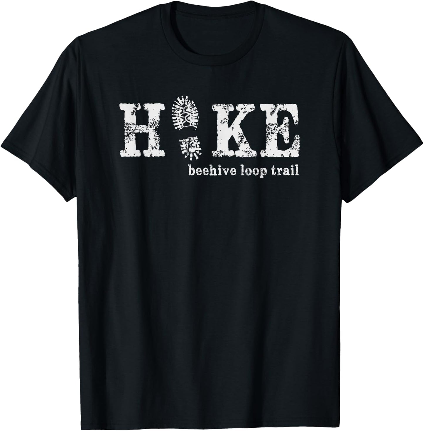 Hike the Beehive Loop Trail Acadia National Park T-Shirt - T-Shirt | Black