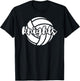 Knights Volleyball Team Mascot School Spirit Game Night T-Shirt - T-Shirt | Black
