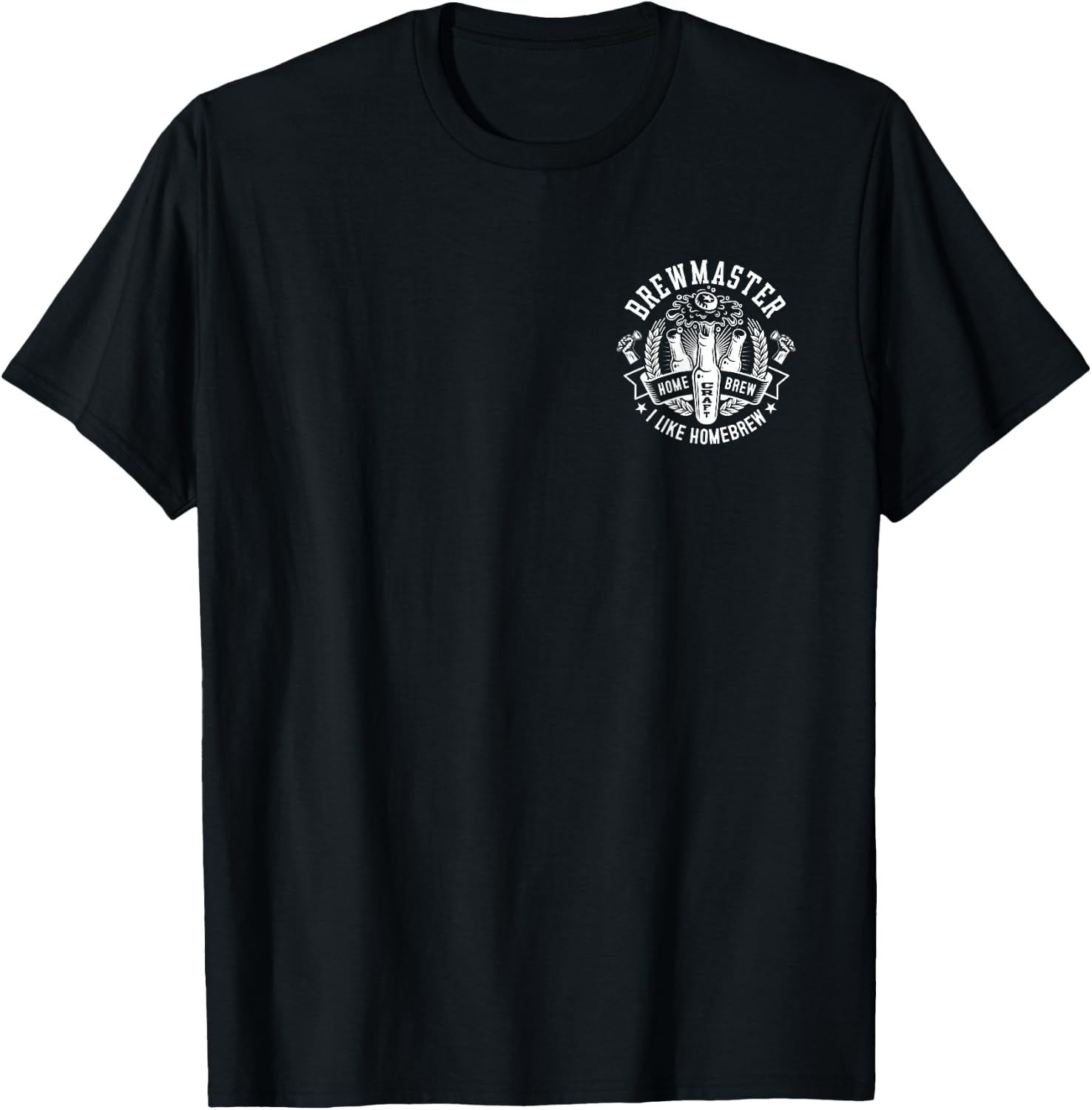 2 Sided Brewmaster Craft Beer I Like Homebrew Brewery T-Shirt - T-Shirt | Black
