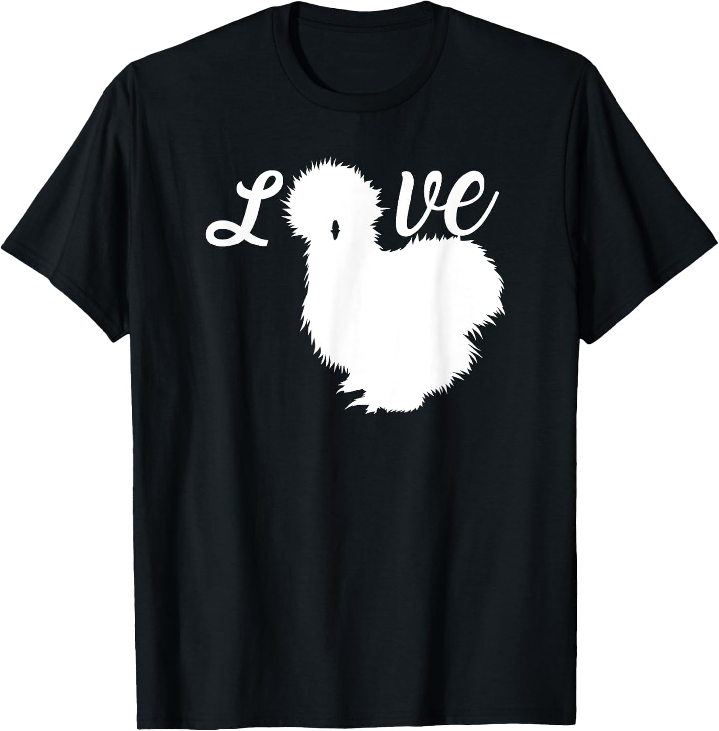 Silkie Chickens Chicken Chickens Whisperer Chicken Lover T-Shirt - T-Shirt | Black