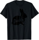 Daddy Bunny Rabbit Father Dad Easter T-Shirt - T-Shirt | Black