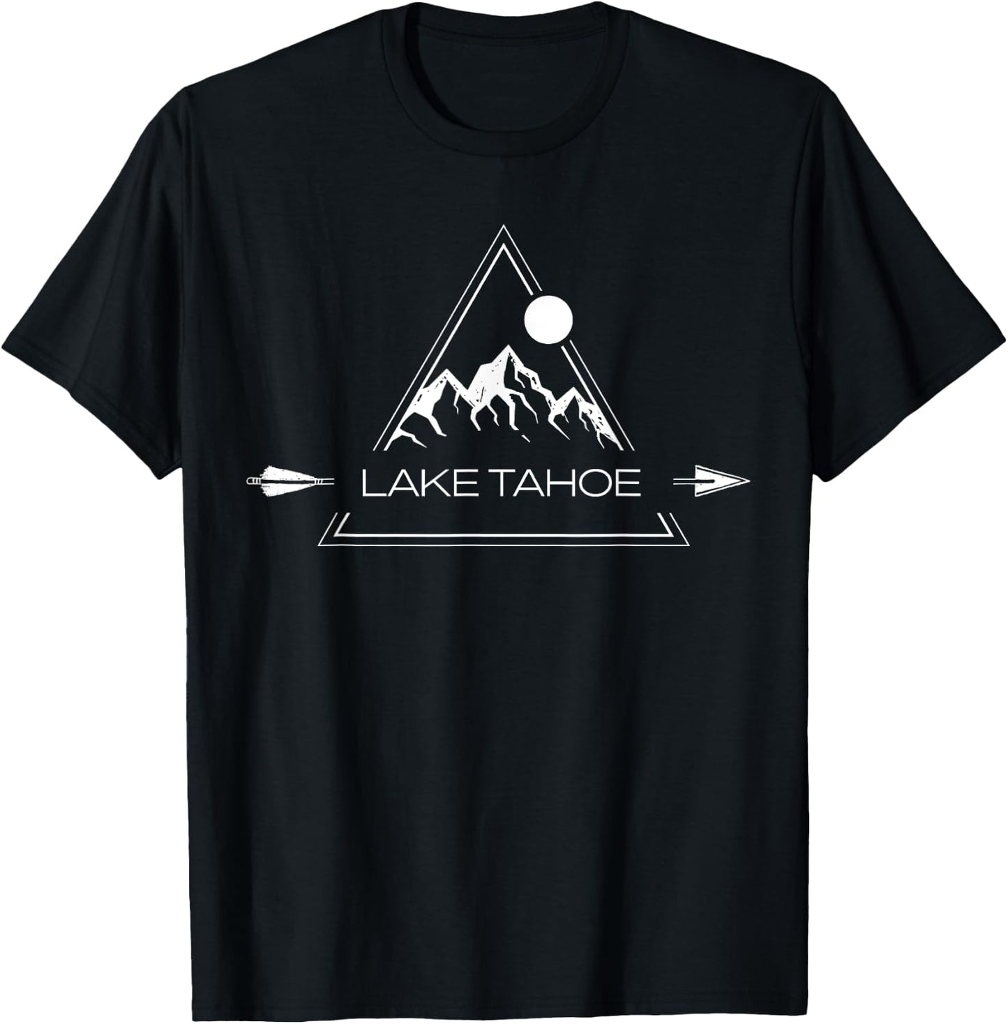 Lake Tahoe Shirt | Cool Lake Tahoe California Souvenir Gift T-Shirt - T-Shirt | Black