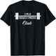 Three Plate Bench Press 3 Pl8 Club Weight Lifting Fitness T-Shirt - T-Shirt | Black