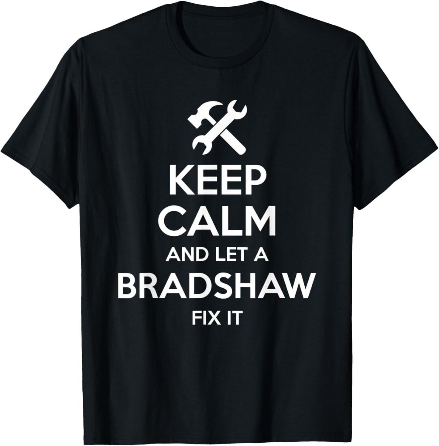 BRADSHAW Funny Surname Birthday Family Tree Reunion Gift T-Shirt - T-Shirt | Black