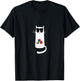 Funny Cat Wearing Sunglasses Juggling Women Kids T-Shirt - T-Shirt | Black