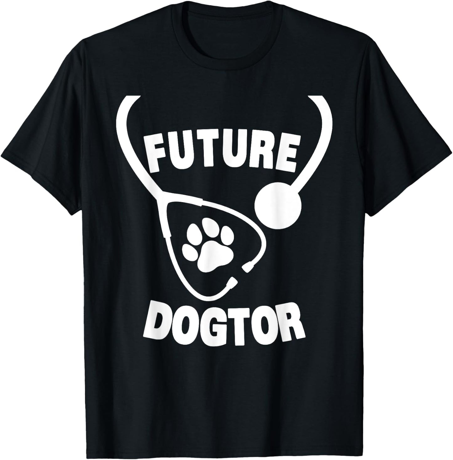 Funny Future Veterinarian Design Women Vet Assistant T-Shirt - T-Shirt | Black