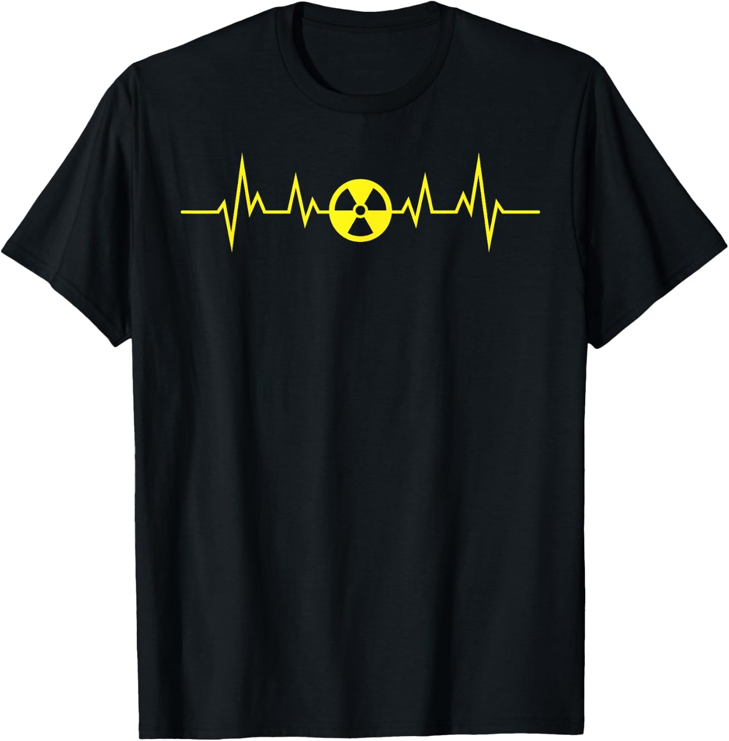 Funny Nuclear Radioactive Symbol Design Rad Tech Radiology T-Shirt - T-Shirt | Black