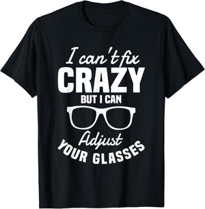 Optician Eye Optometrists Doctor T-Shirt - T-Shirt | Black