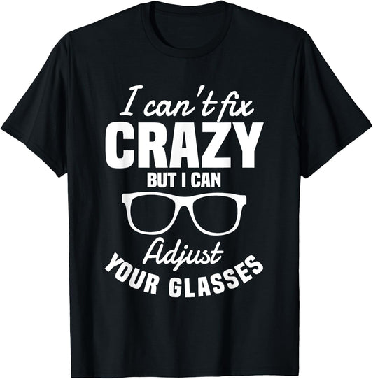 Optician Eye Optometrists Doctor T-Shirt - T-Shirt | Black