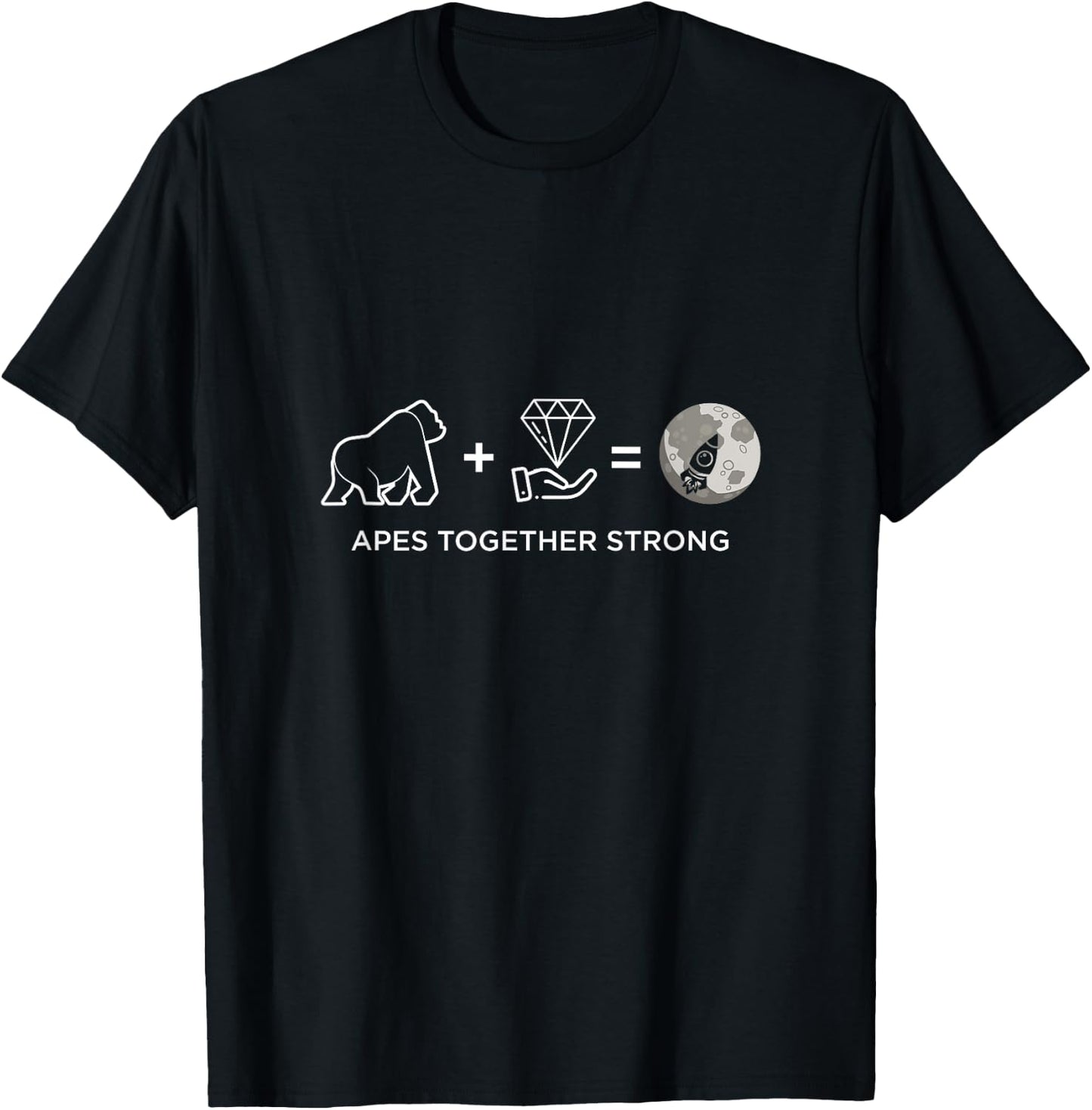 Apes Together Strong T-Shirt - T-Shirt | Black