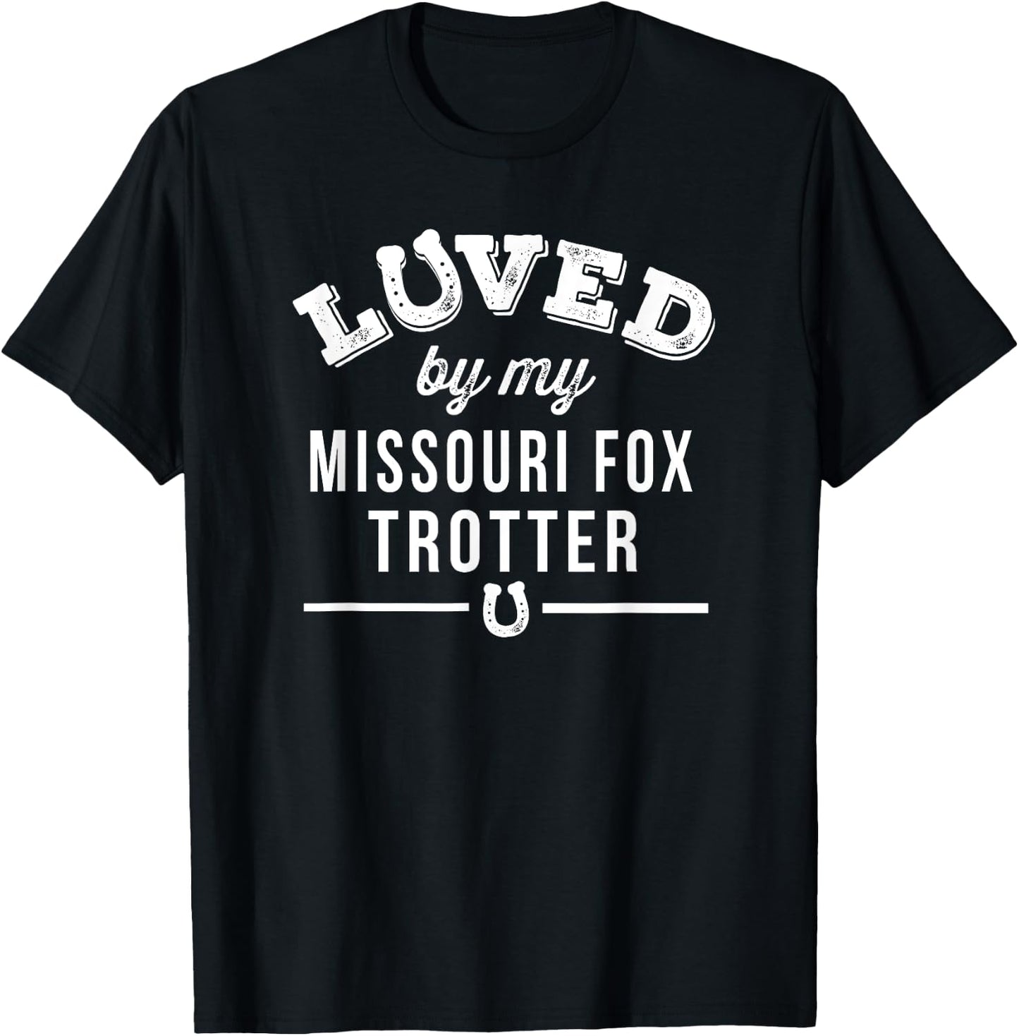 Missouri Fox Trotter Horse T-Shirt - T-Shirt | Black