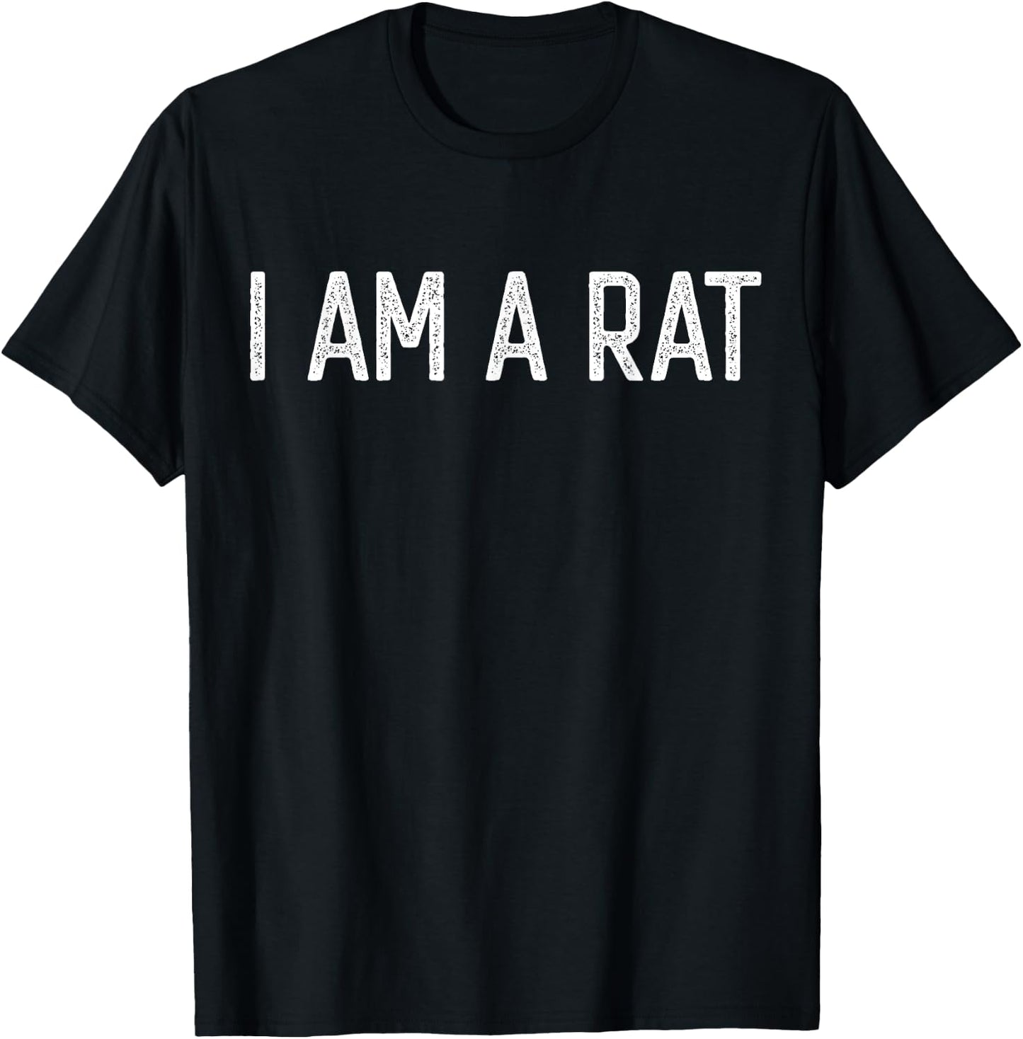 Halloween I am a Rat Funny Rats Lover I Heart Rat T-Shirt - T-Shirt | Black