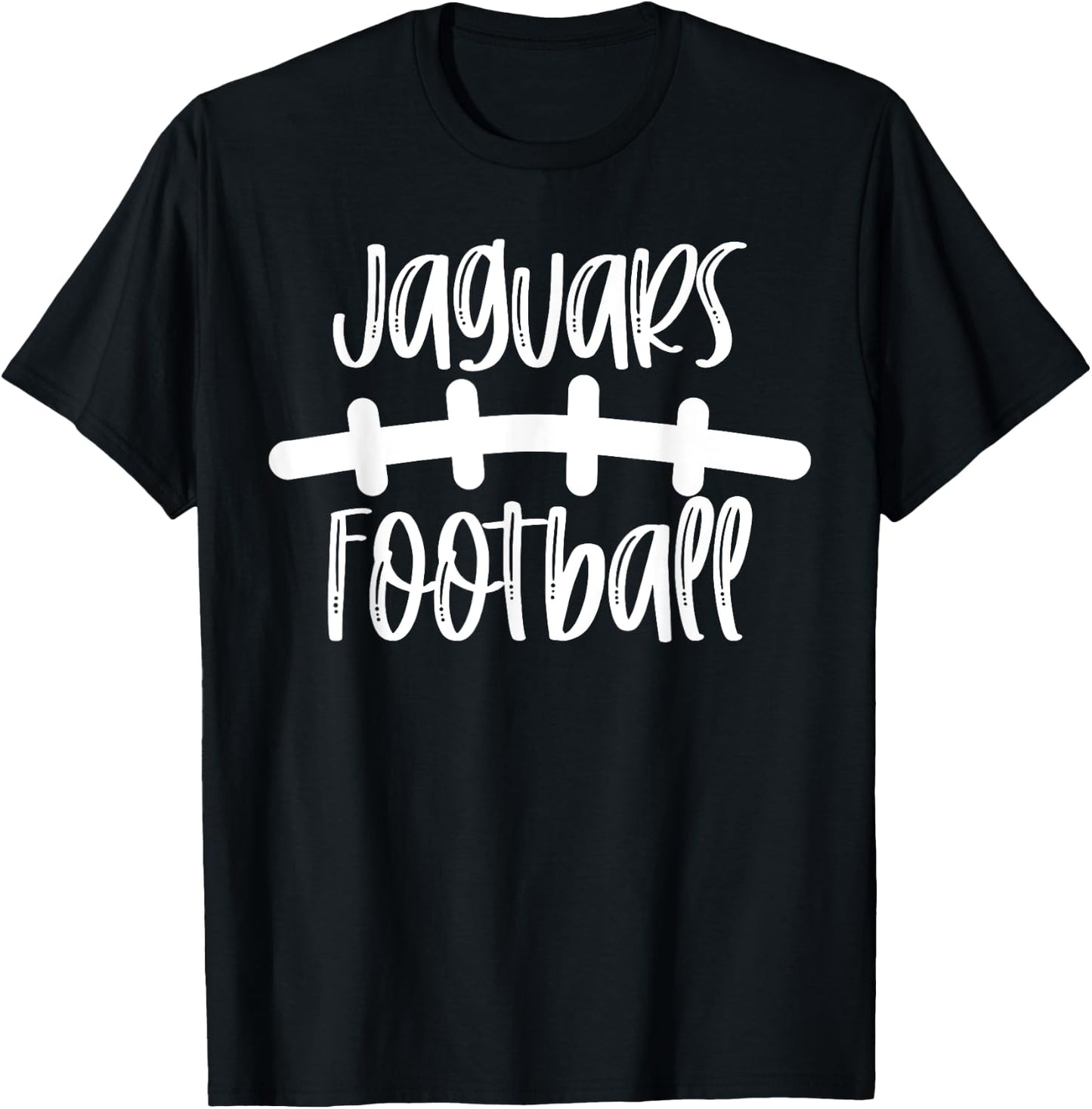 Jaguars Football School Spirit Team Mascot Game Night T-Shirt - T-Shirt | Black
