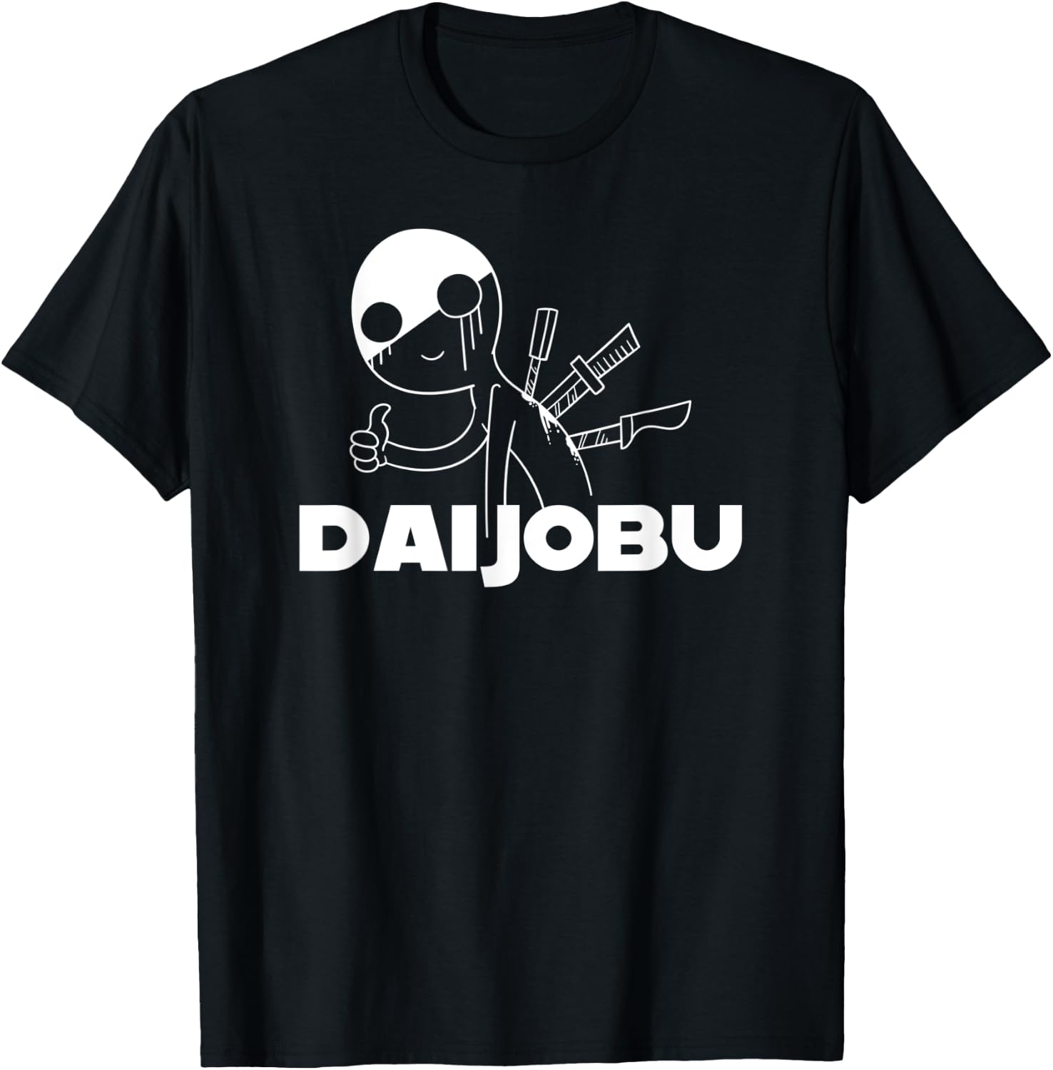 Daijobu I'm ok funny japanese anime T-Shirt - T-Shirt | Black