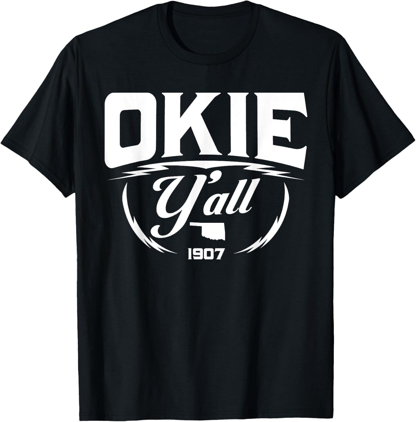 Okie Y'all T-Shirt - T-Shirt | Black