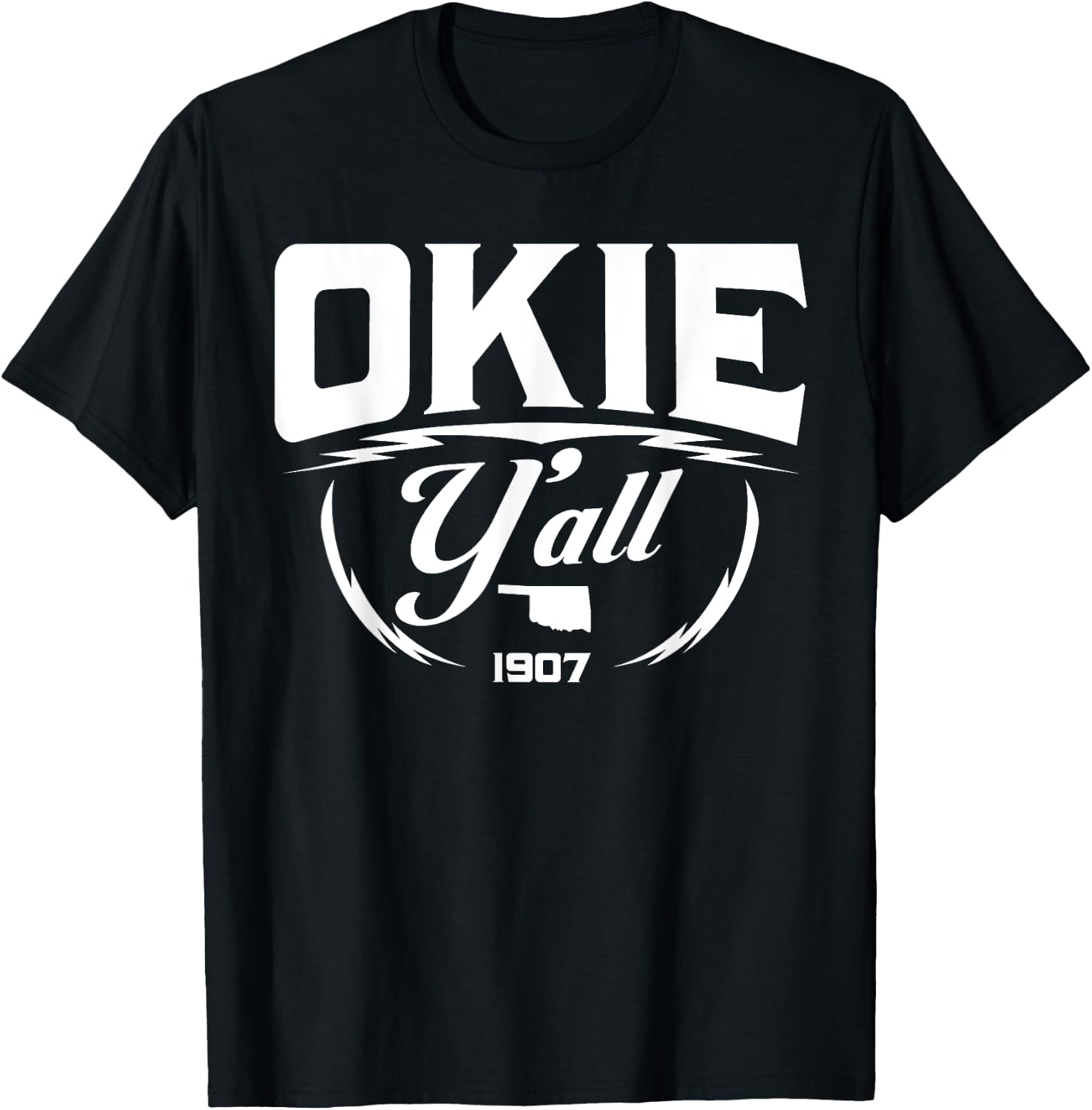Okie Y'all T-Shirt - T-Shirt | Black