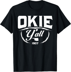 Okie Y'all T-Shirt - T-Shirt | Black