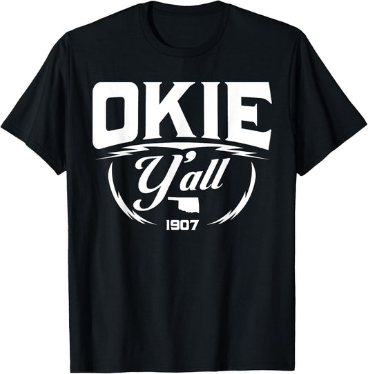 Okie Y'all T-Shirt - T-Shirt | Black