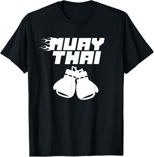 Muay Thai Martial Arts Fighter Hobby Boxing T-Shirt - T-Shirt | Black