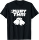 Muay Thai Martial Arts Fighter Hobby Boxing T-Shirt - T-Shirt | Black