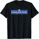 Highland Park Los Angeles Street Sign NELA Northeast LA T-Shirt - T-Shirt | Black