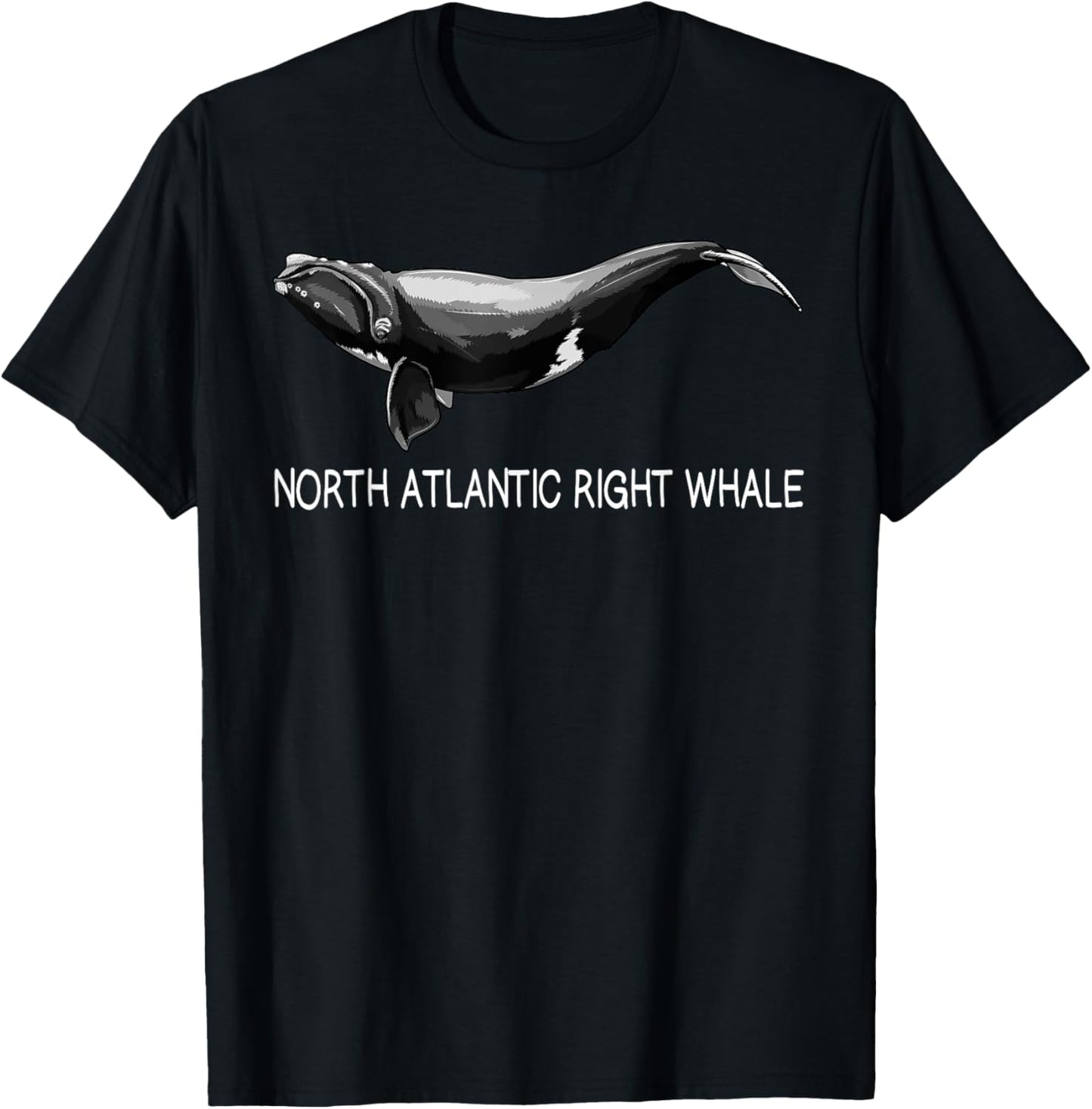 North Atlantic Right Whale Lover T-Shirt - T-Shirt | Black