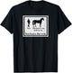 You And The Horse You Rode In On Funny Ironic T-Shirt - T-Shirt | Black